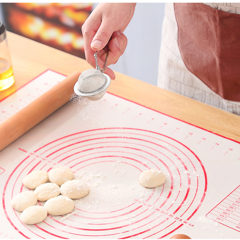 Non-Stick Silicone Kneading Dough Mat Multi-Size Table Mat Cookie Pastry  Baking Pads Sheet Dough