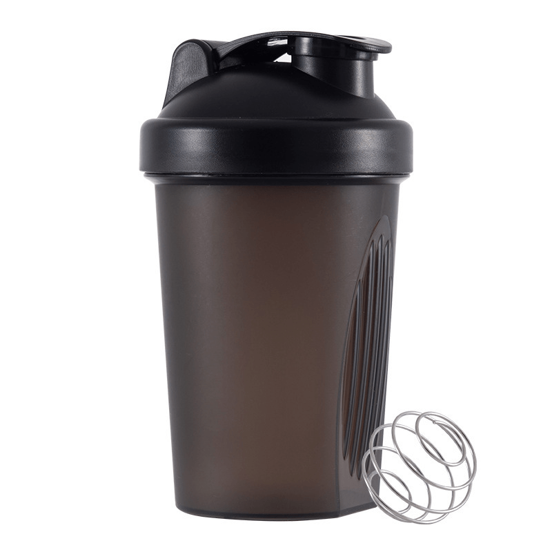 400ml Sports Shaker Bottle Plastic Whey Protein Powder Mixer - Temu