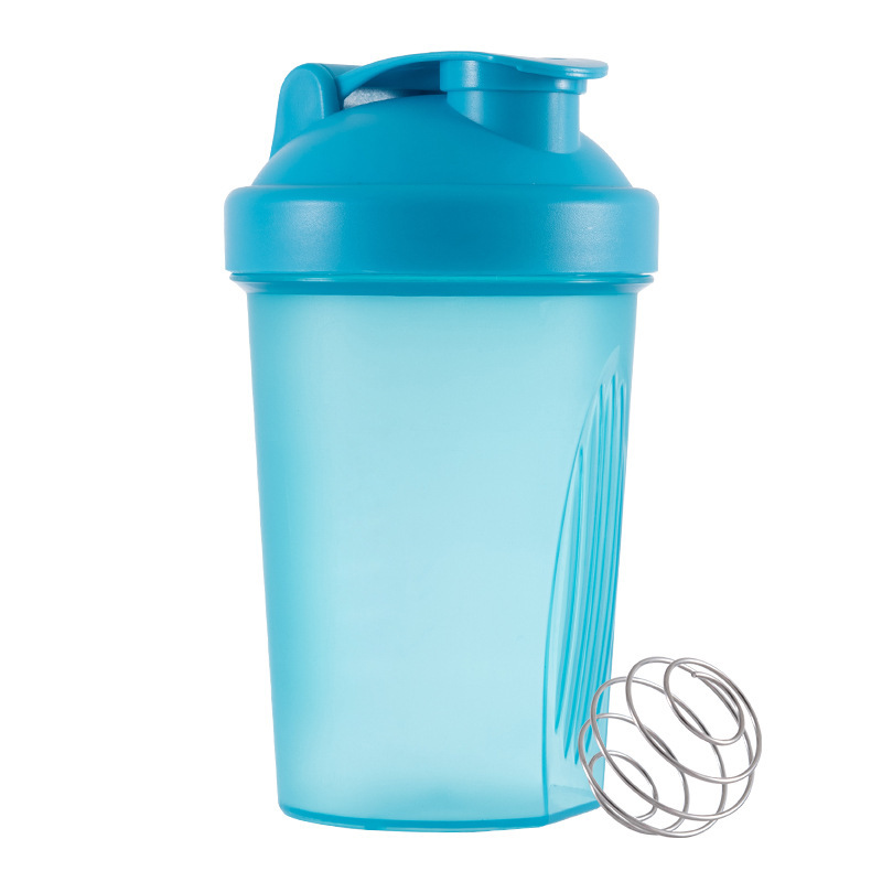 400ml Sports Shaker Bottle Plastic Whey Protein Powder Mixer - Temu