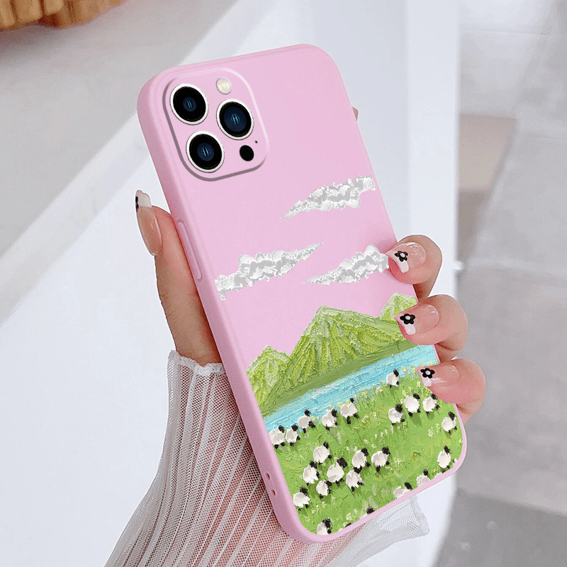 Funda de teléfono con diseño de carta de ángel rosa - Perfecta para *  iPhone 14/13/12/11/XS/XR/X/7/Plus Pro Max Mini