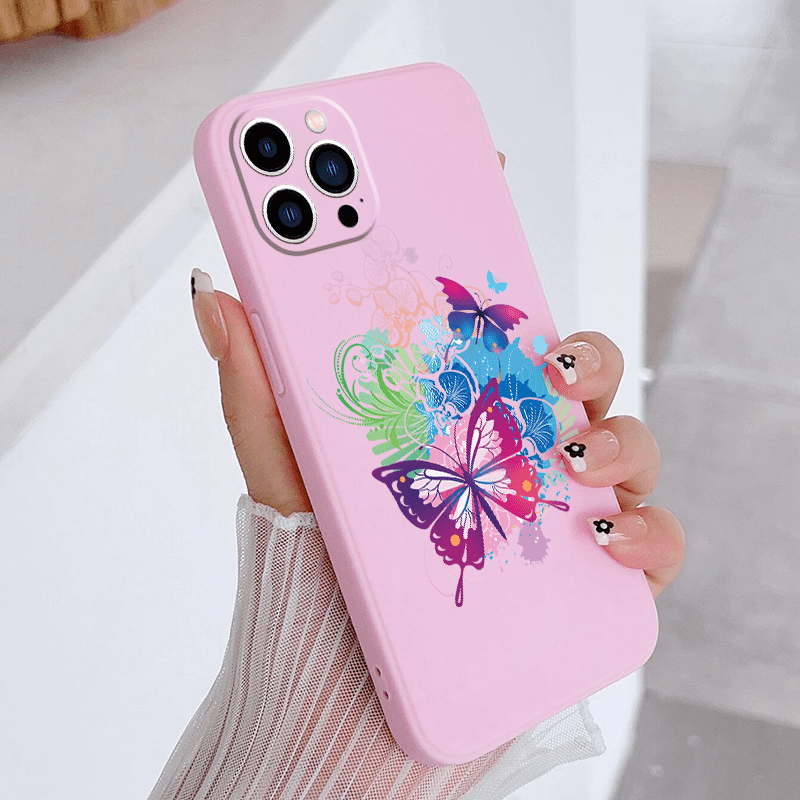 

Butterfly Graphic Print Mobile Phone For Iphone 14 13 12 11 Xs Xr X 7 Plus Pro Max Mini