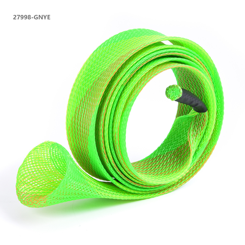 Braided Mesh Rod Sleeve Protect Fishing Rods Ease Fits - Temu