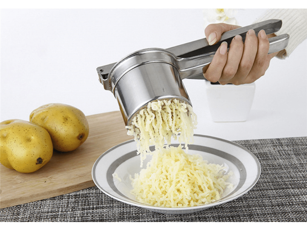 Las mejores ofertas en Acero Inoxidable Plata Trituradores de patata y  Pasapurés