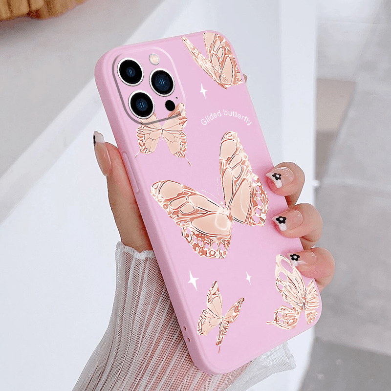 Funda Teléfono Diseño Surco Rosa Iphone 14 13 12 11 Pro Max - Temu