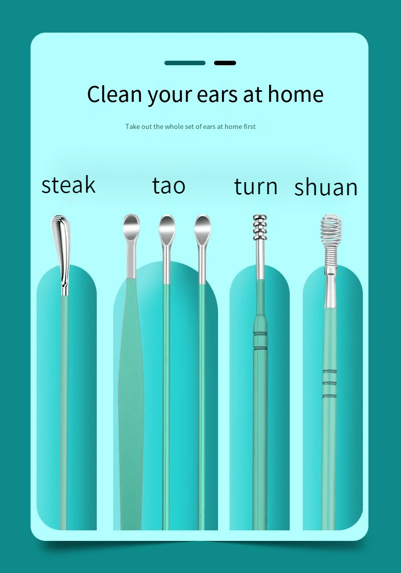Ear Cleaner Wax Removal Tool Earpick Sticks Easy Effective - Temu