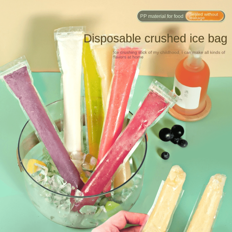 20pcs Disposable Ice Cube Bags Ice Tray Bag Ice Cube Mold - Temu