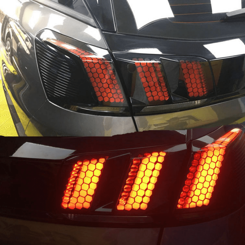 Upgrade Car A Universal Carbon Fiber Led Spoiler Light 12v - Temu