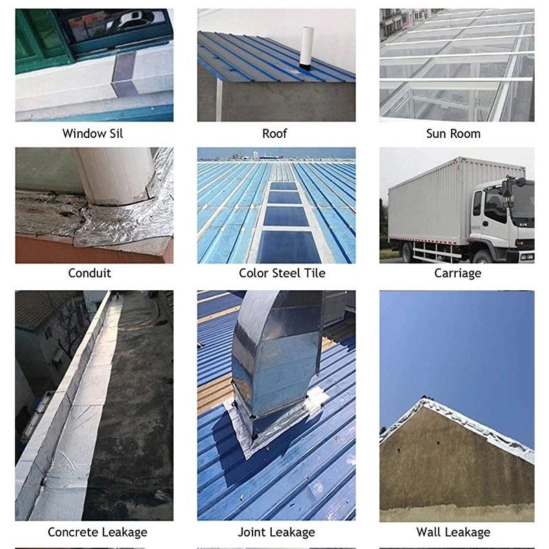 5mx5cm Resistance Waterproof Aluminum Foil Thicken Butyl Waterproof Tape  Wall Crack Roof Duct Repair Adhesive Tape - AliExpress