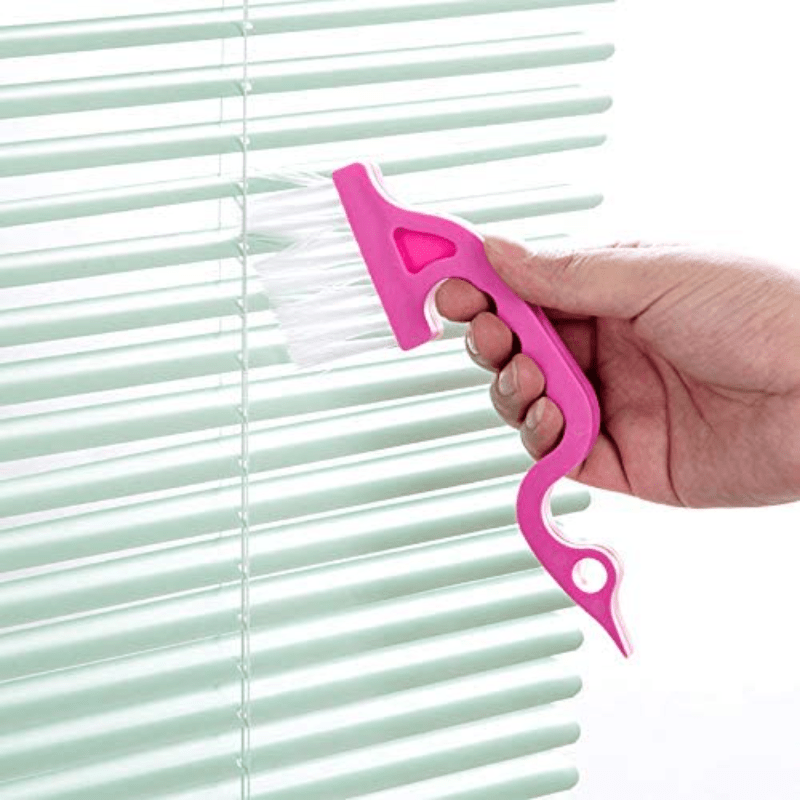 2-pack Hand-held Groove Gap Cleaning Brushes Door Window Track