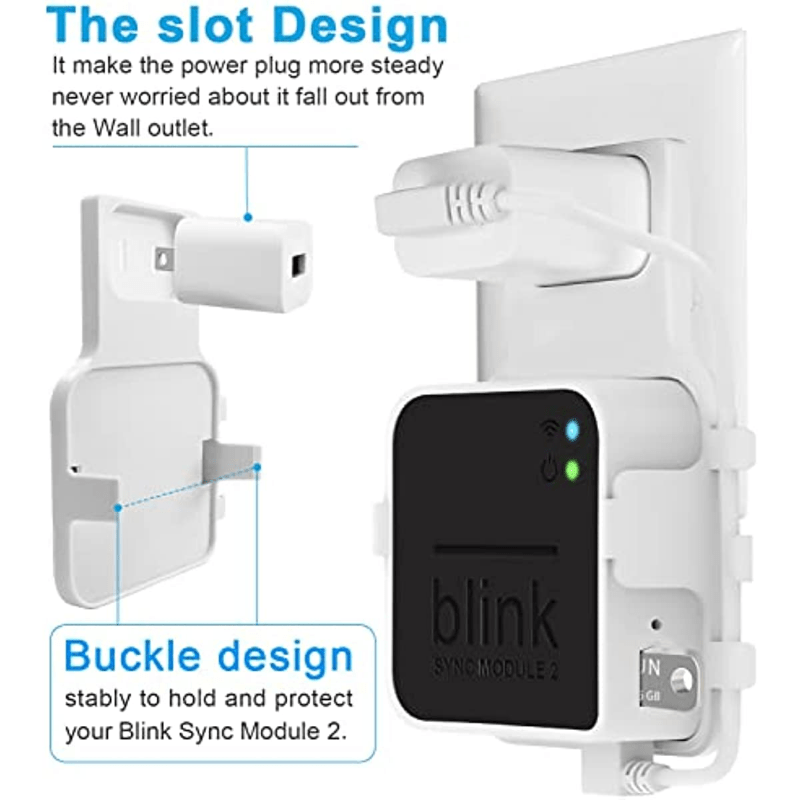 HomeMount Blink Sync Module 2 Mount - Sync Module Outlet Mount