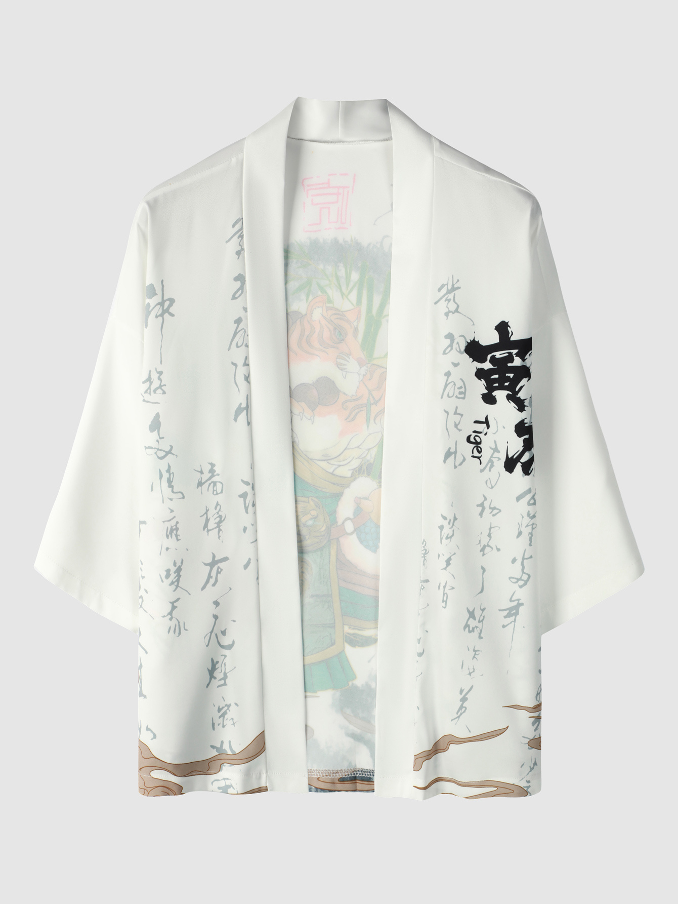 Men's Kimono Jacket - Tiger