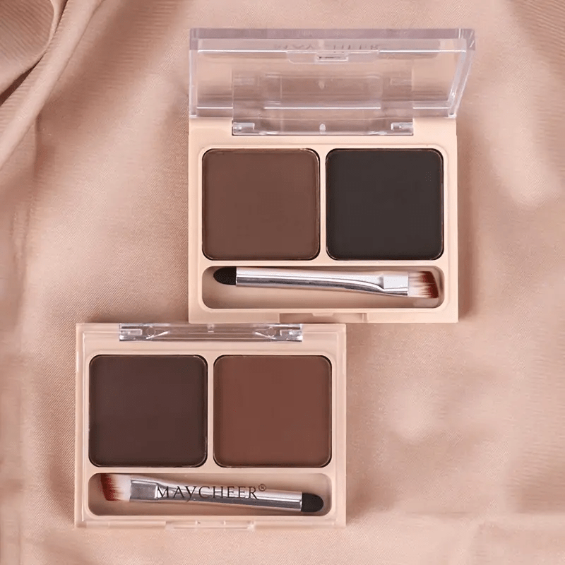 Double Effect Eyebrow Powder Palette with Brush