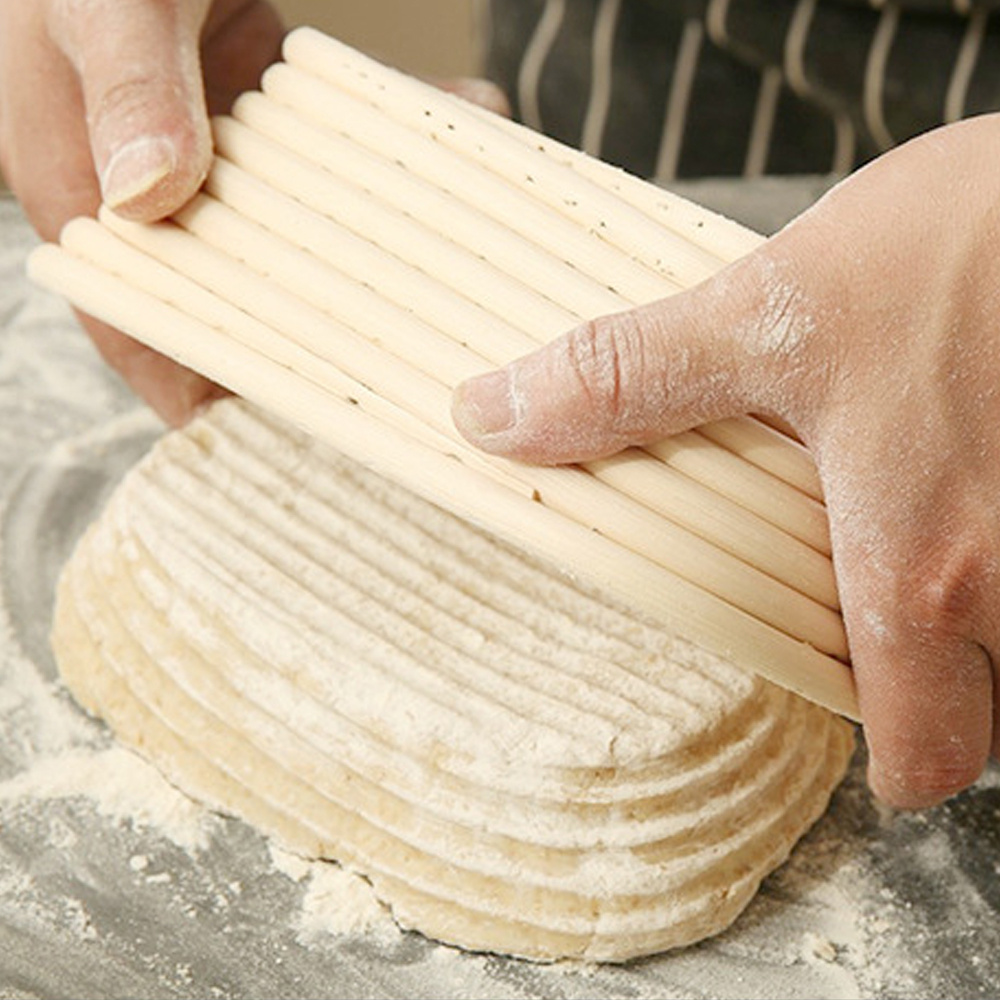 Cestini Per La Lievitazione Del Pane Cestino Ovale Per L'ispezione Del Pane  Cestino In Rattan Per Pane Fatto A Mano Con Fodera