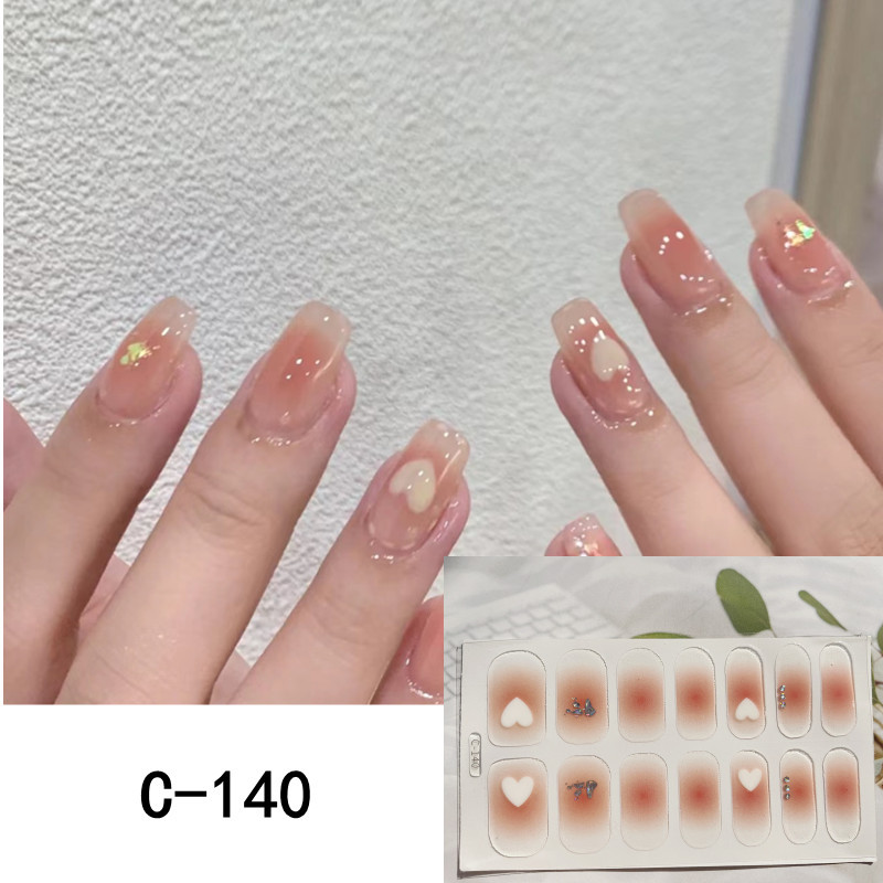 Fashion Colorful Decals Manicure 3D Art Stickers Decal Manicure