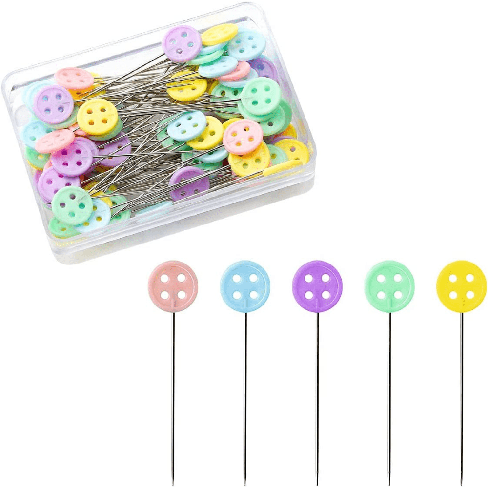 Sewing Pins Dressmaking Pins With Colored Heads - Temu