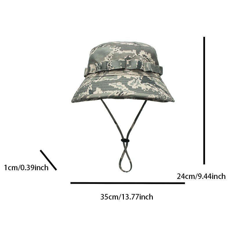 Camouflage Mountaineering Basin Hat Outdoor Sun Protection Hat