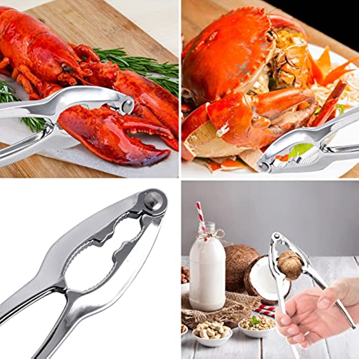 Stainless Steel Seafood Tools Set Perfect For Cracking Lobster