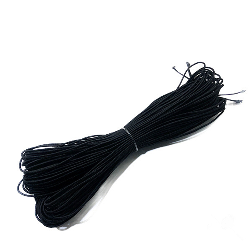 Black 0.8mm Elastic String Thread Cord Wire For Bracelet Jewelry Making