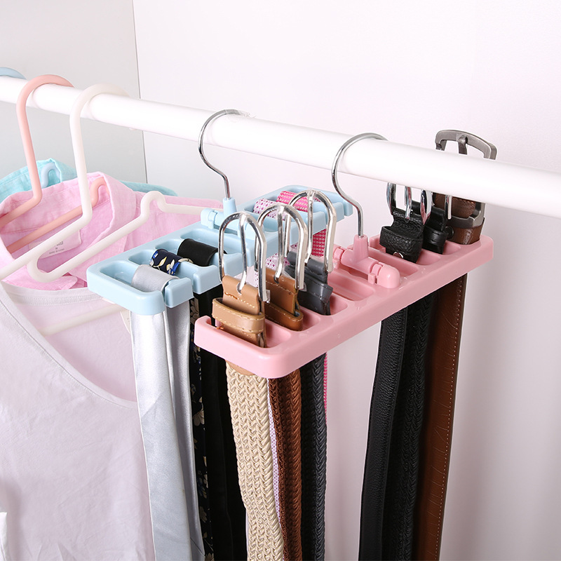 Belt Hanger Closet Belt Organizer Wall Mount Tie Rack Space Temu