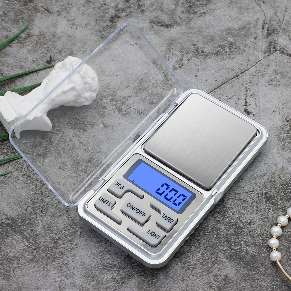 200g*0.01g/500g*0.1g Accurate Electronic Jewelry Gram Scale Precision Scale  Portable Calibration Function Ultra-clear Display