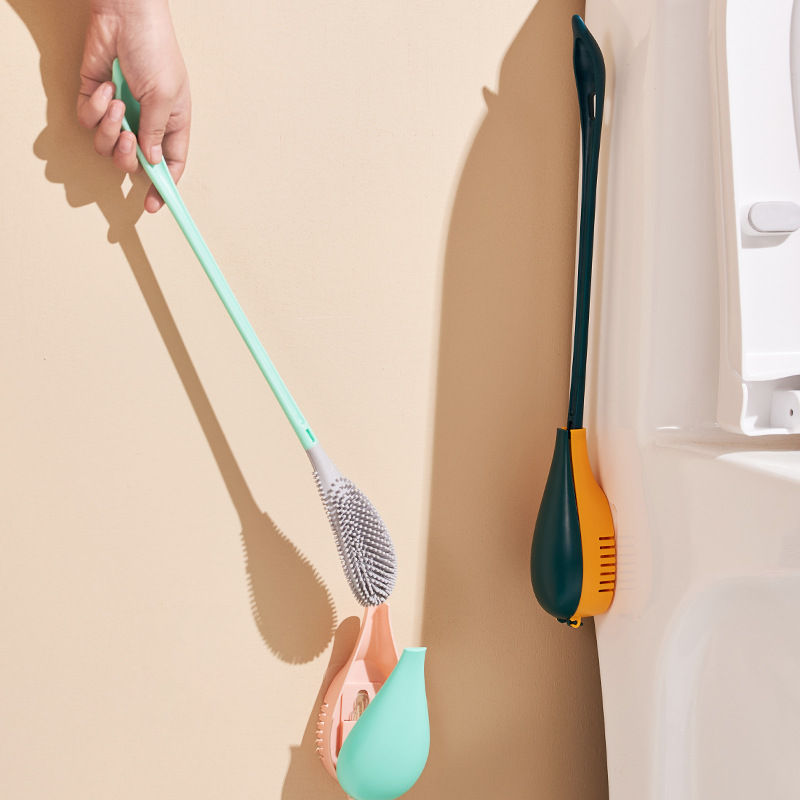 Creative Soft Rubber Toilet Brush Bathroom Multi Functional - Temu Australia