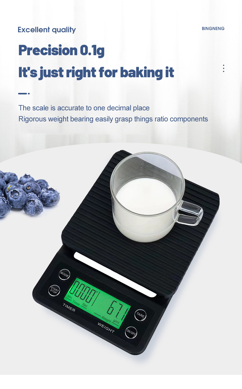 High-Precision, Quality Digital Baking Weighing Scale Coffee Scale