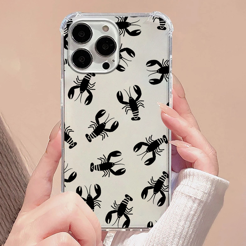 Rabbit Fishing Graphic Pattern Phone Case Iphone 14 13 12 11 - Temu