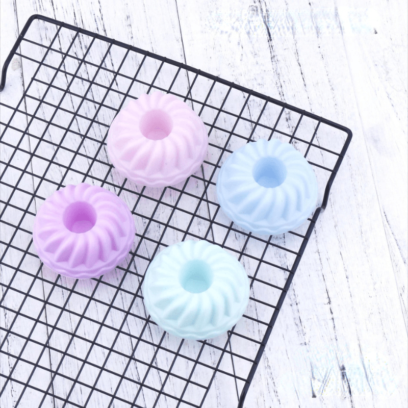 Silicone Heritage Bundtlette Cake Mold Mini Bundt Pans For - Temu