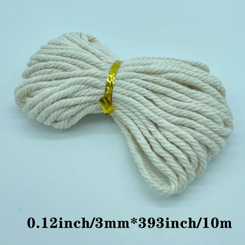 100M/Roll 2mm Cotton Twine Rope Cord String DIY Craft Art Decor