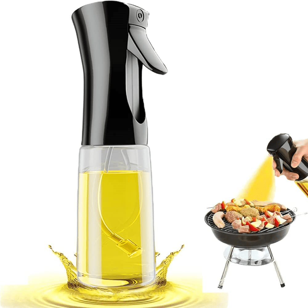 Botella De Spray Para Aceite De Oliva Dispensador Vidrio Comida Saludable  Cocina