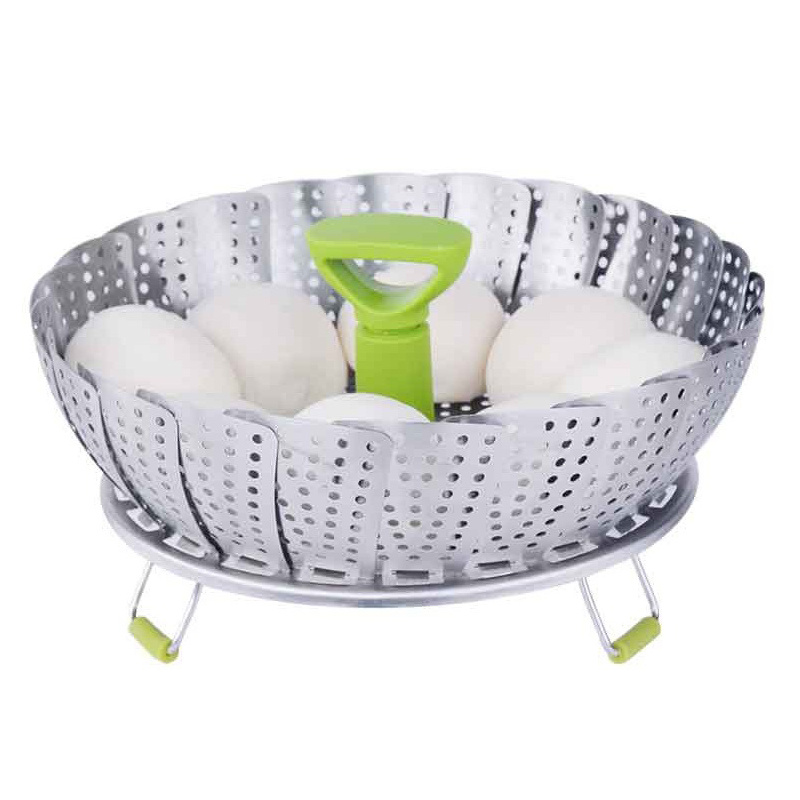 Multifunctional Stainless Steel Steamer Basket Telescopic - Temu