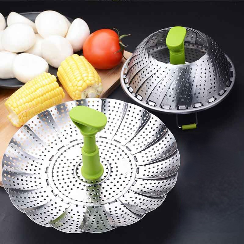 Multifunctional Stainless Steel Steamer Basket Telescopic - Temu