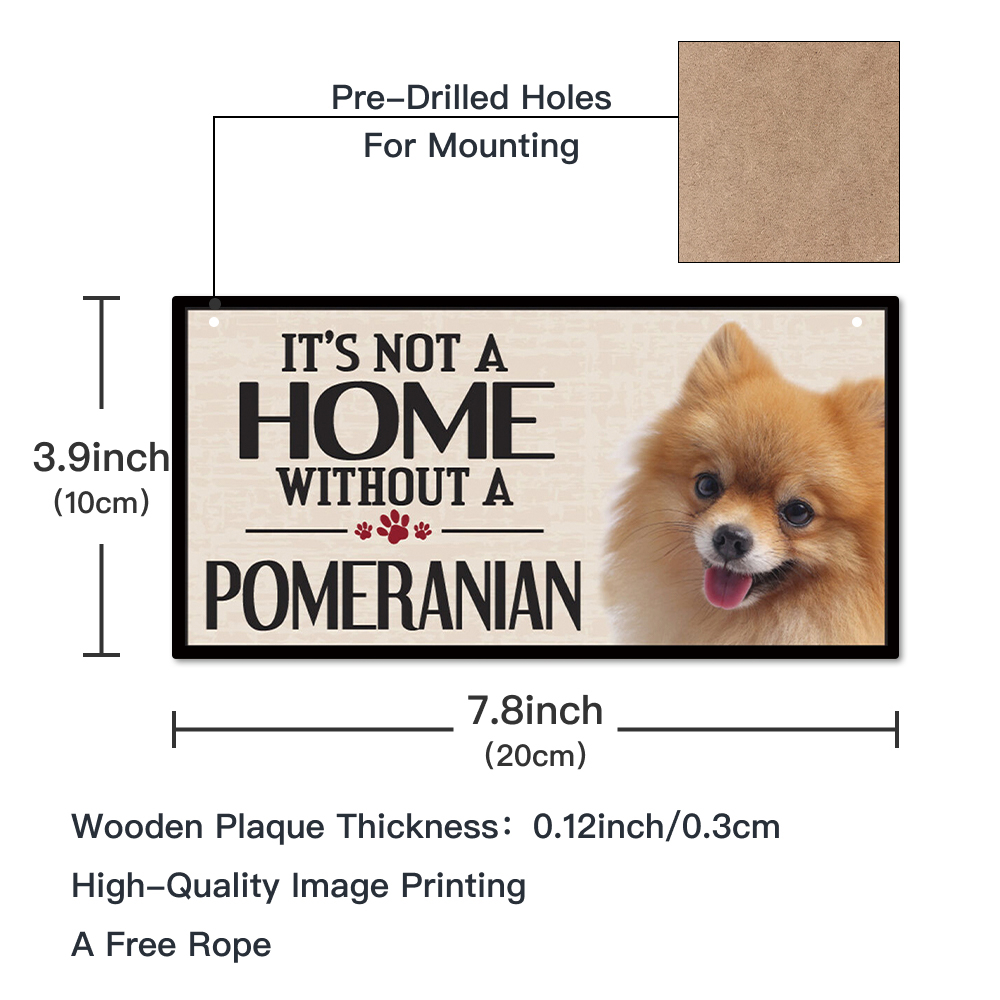 Dog Accessories Decor  It's Not A Home Without A Pomeranian - Temu