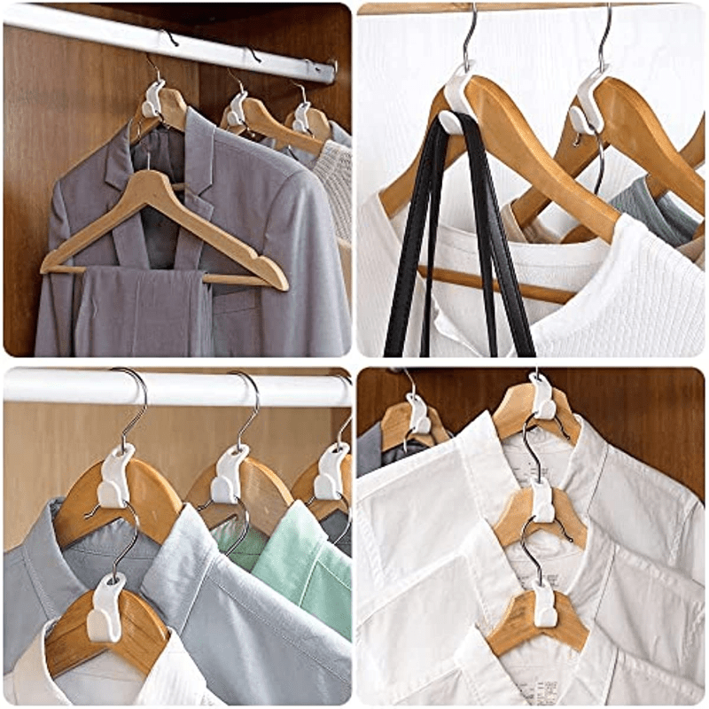8 Pcs Clothes Hanger Connector Hooks, Outfit Hangers, Hanger Extender  Clips, Cascading Hanger Hooks, Household Strong Load-Bearing Closet Hook