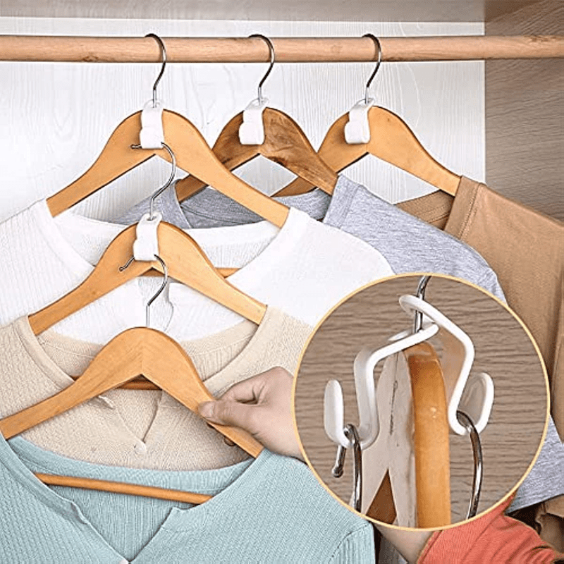 Clothes Hanger Connector Hooks,super Space Saving For Closet Heavy