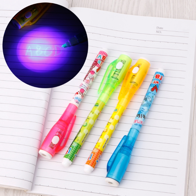 6pcs Set Penna A Inchiostro Invisibile Magico Penna Spia Luce Uv Pennarello  Magico Penna Bambini Pennarello Evidenziatore - Forniture Ufficio E Scuola  - Temu Italy