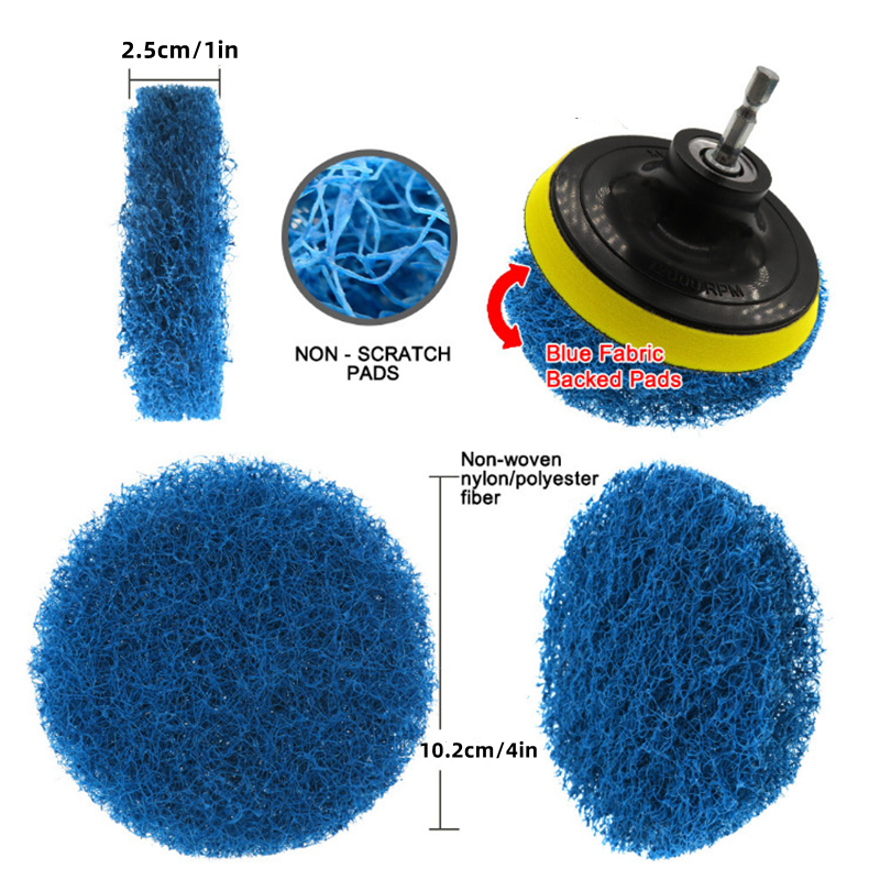 Scotch-Brite Shower Scrubber Poly Fiber Stiff Tile and Grout Brush in the  Tile & Grout Brushes department at