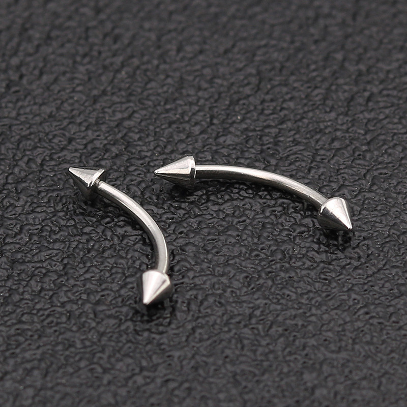 30pcs Eyebrow Piercing Jewelry Curved Barbell Kit, Men