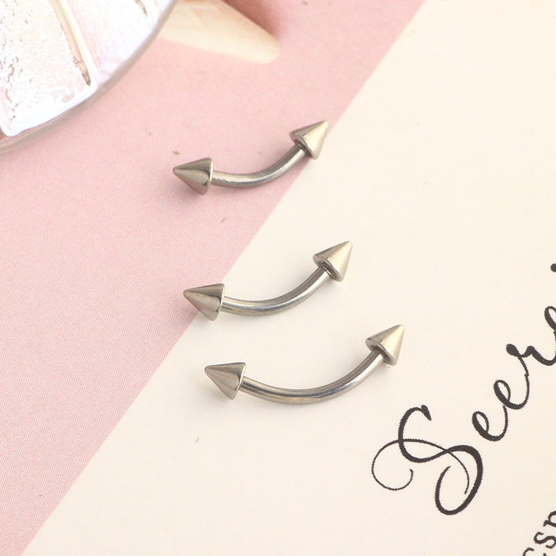 30pcs Eyebrow Piercing Jewelry Curved Barbell Kit, Men