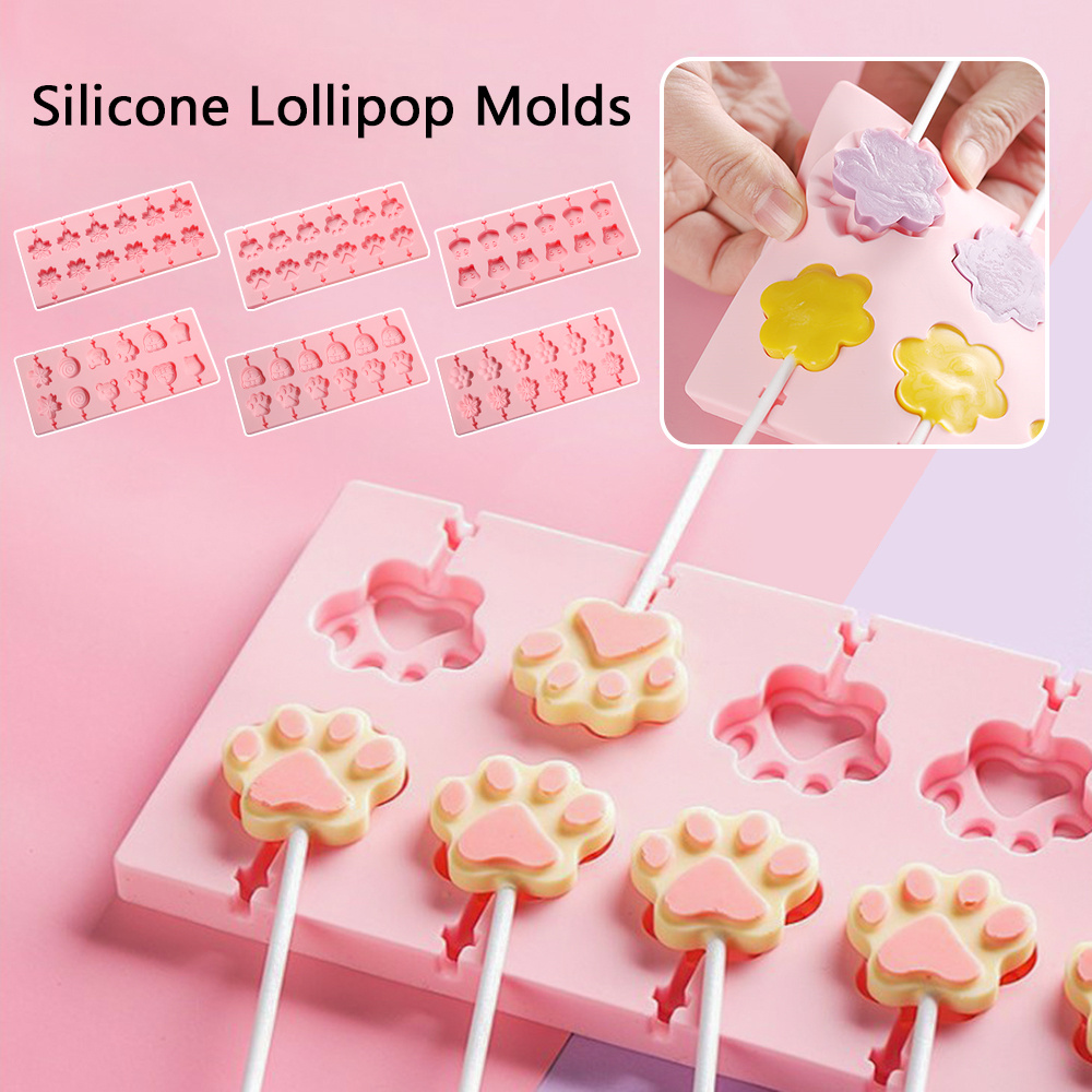 Lollipop Molds Jelly and Candy Chocolate Cake Mold Variety Shapes