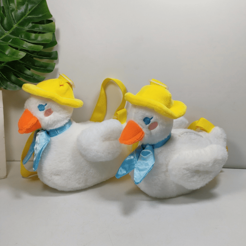 Kawaii Goose Duck Plush Toys Stuffed Doll CrossBody Shoulder Bag Coin Purse  Wallet Pouch Kids Children Girls Boys Birthday Gifts