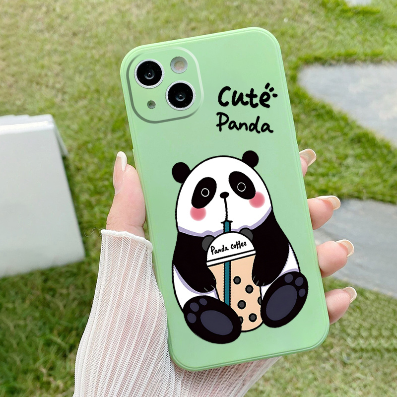 ZL4905 Panda 006 (Panda Drinking Milk Tea) Cellphone Case