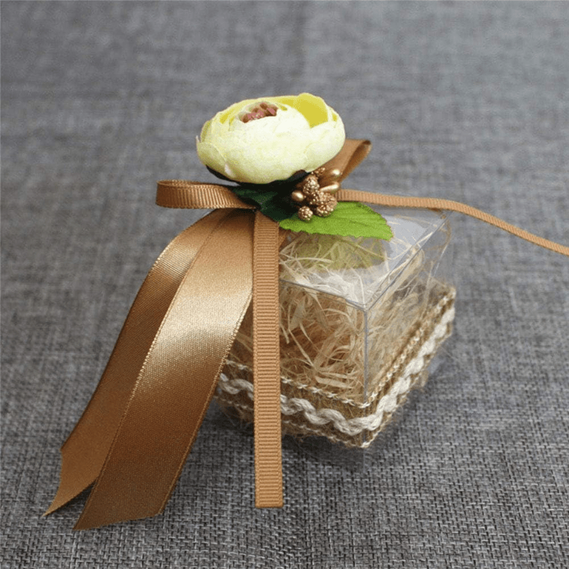 Clear Favor Boxes Plastic Gift Boxes Gift Wrapping Small - Temu