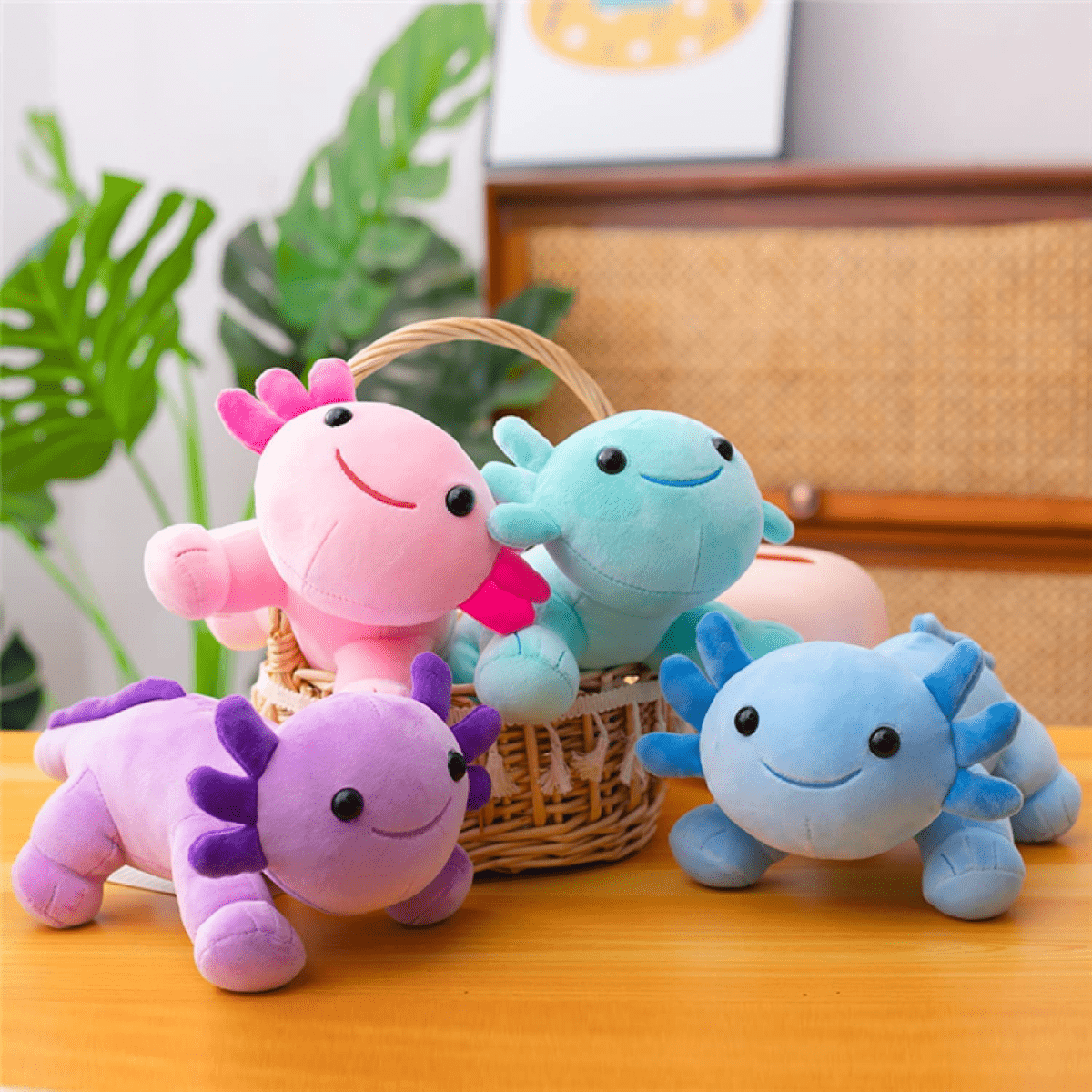 Axolotl Plush Toy Soft Cute Axolotl Stuffed Animal Plush - Temu