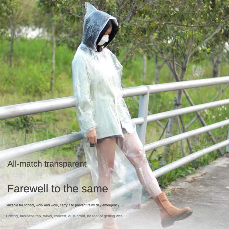 1 Poncho Impermeable Grueso Eva Impermeable Adultos Aire - Temu