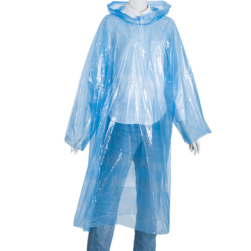 Paquete de 20 ponchos de lluvia impermeables para adultos con capucha para  campamento, senderismo, transparente, 100% impermeable, desechable, para