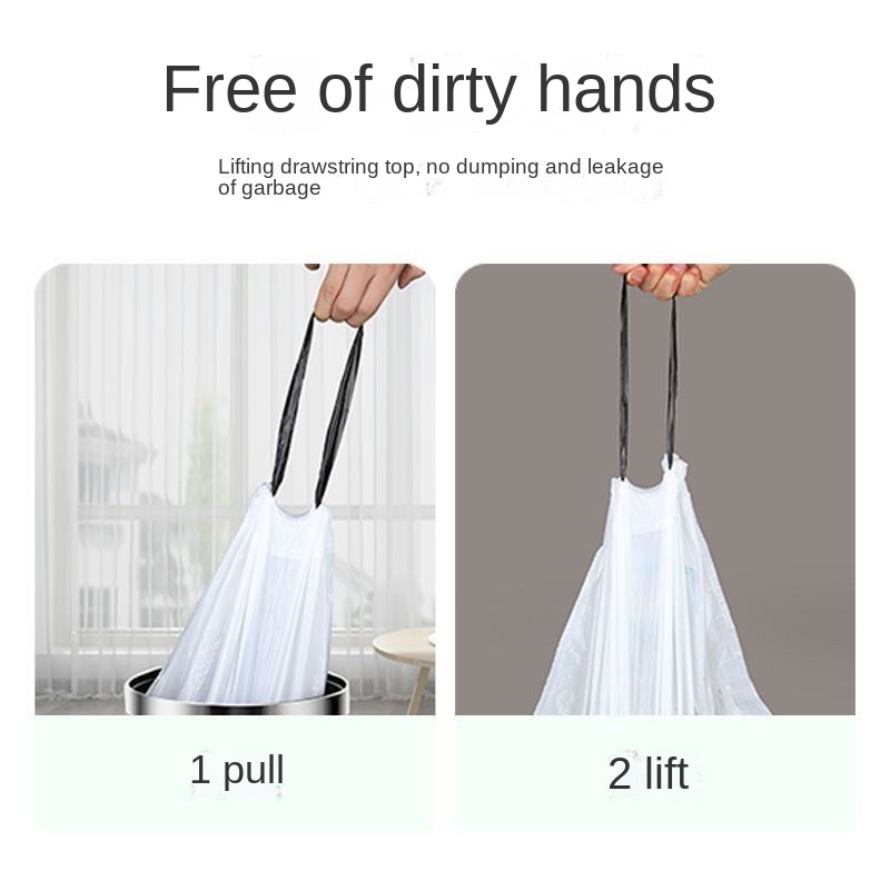 Ultra-thick Garbage Bags For Home, Dorm, Office - Drawstring Toilet Bags  For Cleaning Supplies - Temu