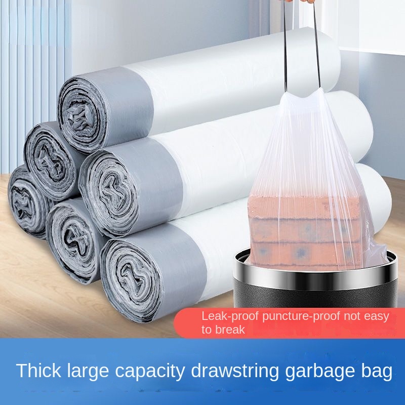 Large Drawstring Garbage Bag High Toughness Thickened - Temu