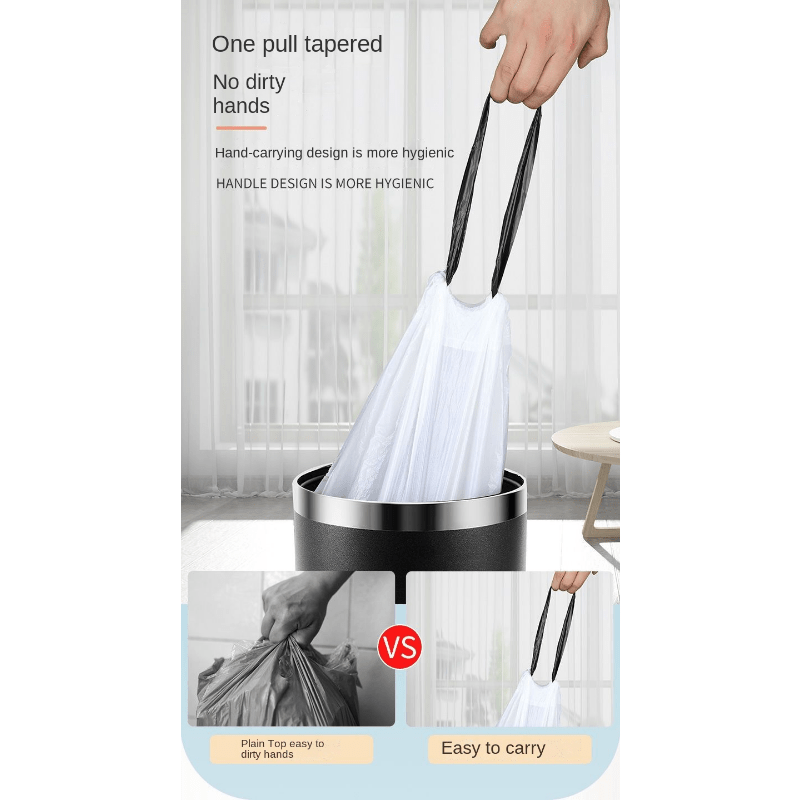 Ultra-thick Garbage Bags For Home, Dorm, Office - Drawstring Toilet Bags  For Cleaning Supplies - Temu