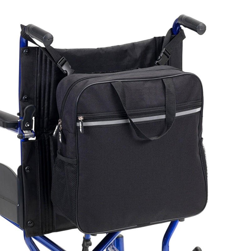 iMedic Deluxe Wheelchair Bag - Wheelchair Accessories for Adults -  Wheelchair Bags to Hang on Back - Wheelchair Backpack - Wheelchair Storage
